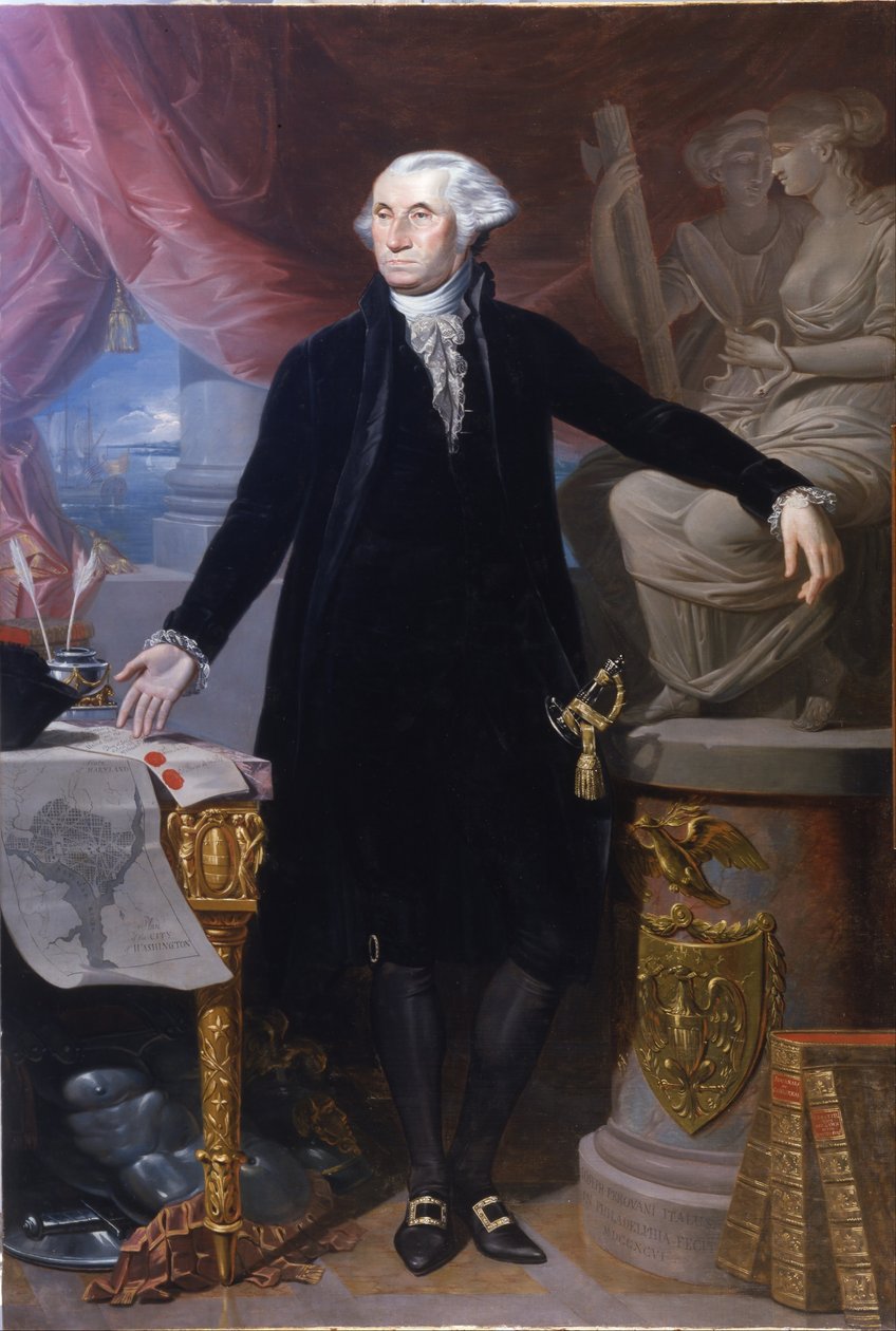 Portrait of George Washington by Giuseppe Perovani