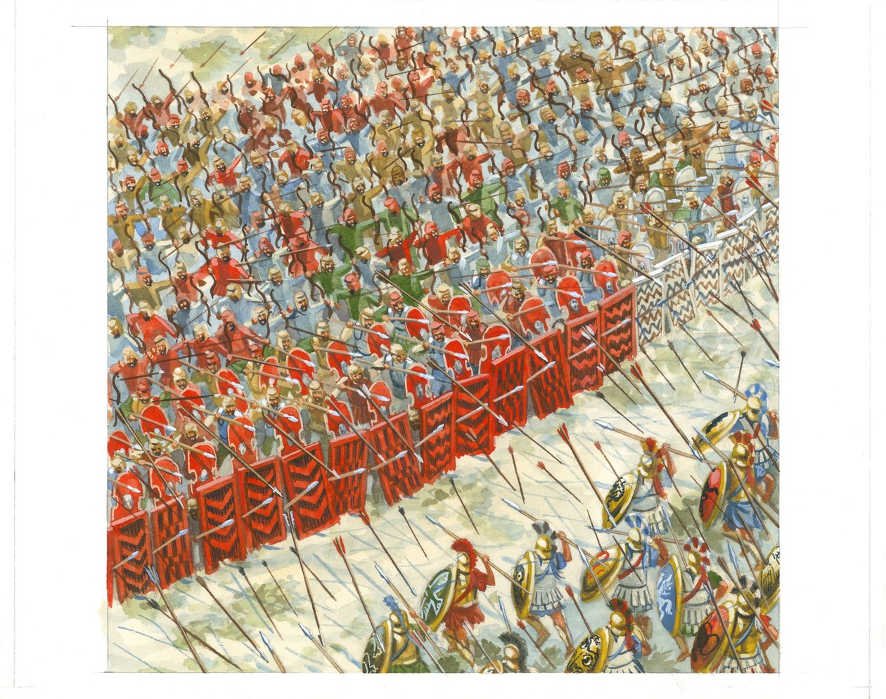 Battle of Marathon by Giuseppe Rava