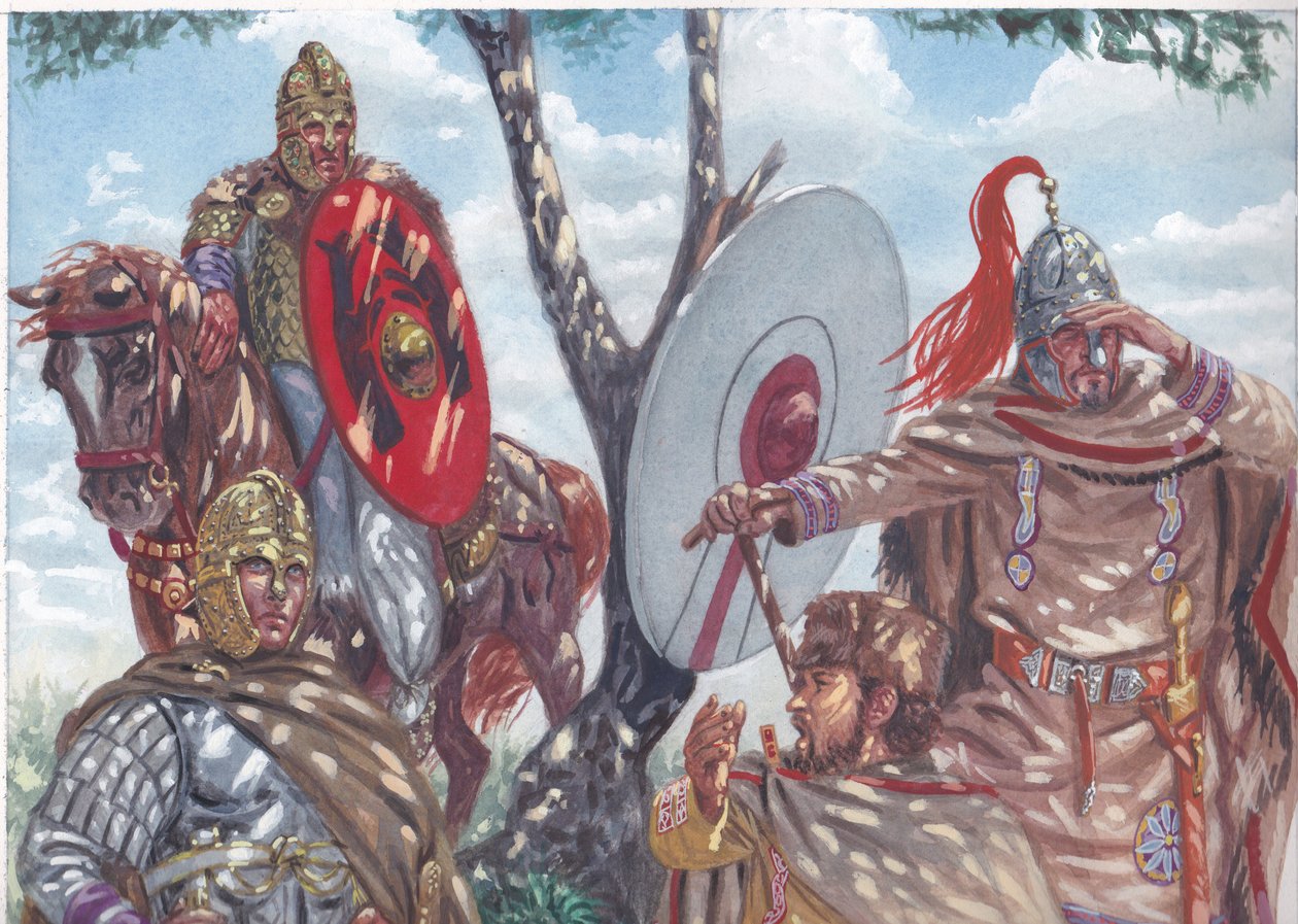 Roman officers of the Late Antiquity by Giuseppe Rava