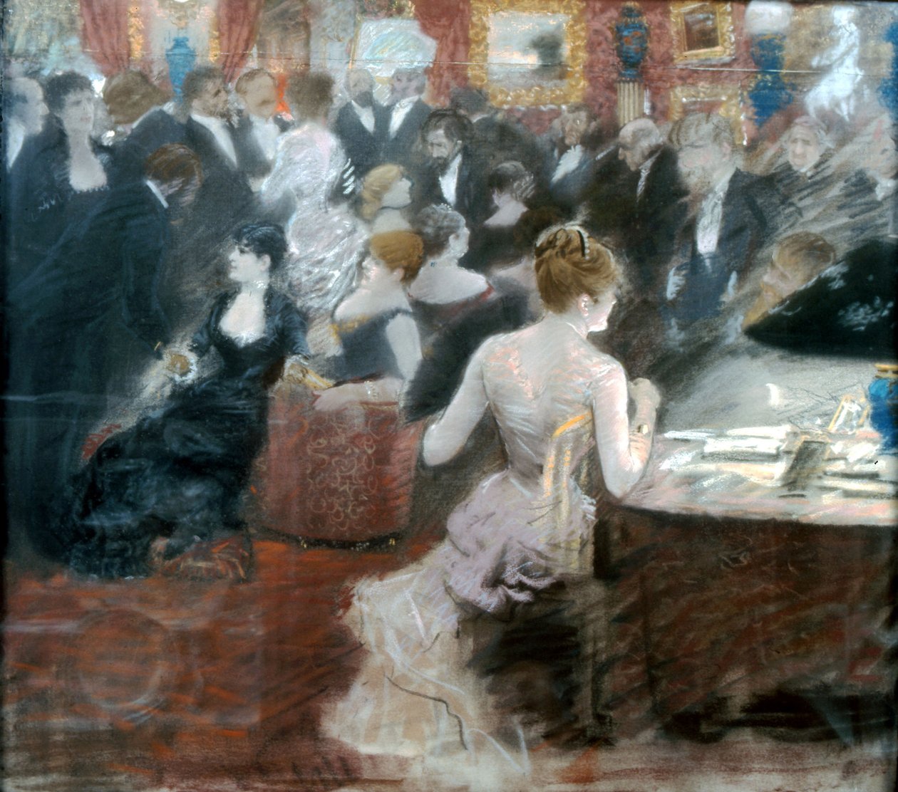 The Salon of Princess Mathilde by Giuseppe de Nittis