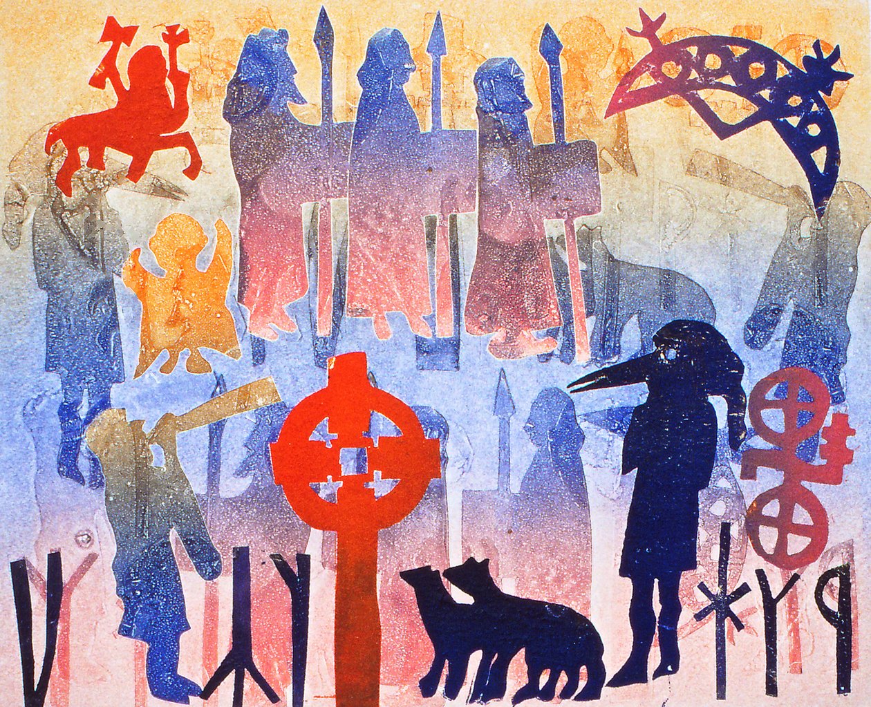 Rainbow Days, 2000 by Gloria Wallington
