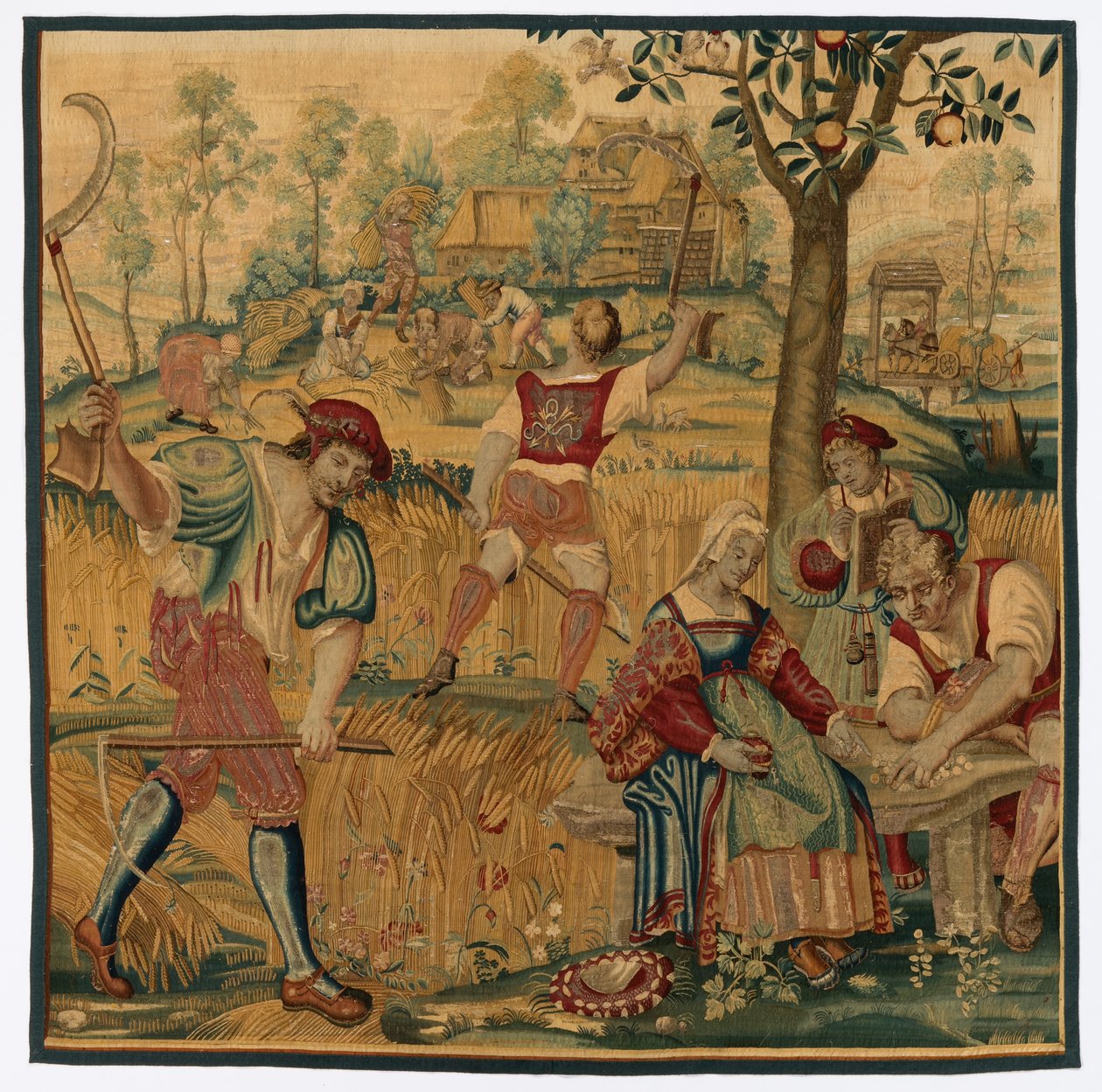 Summer: Harvest Scene by Gobelins