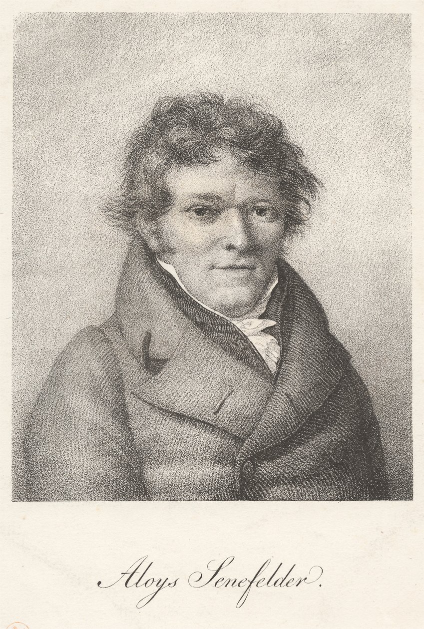 Aloys Senefelder by Godefroy Engelmann
