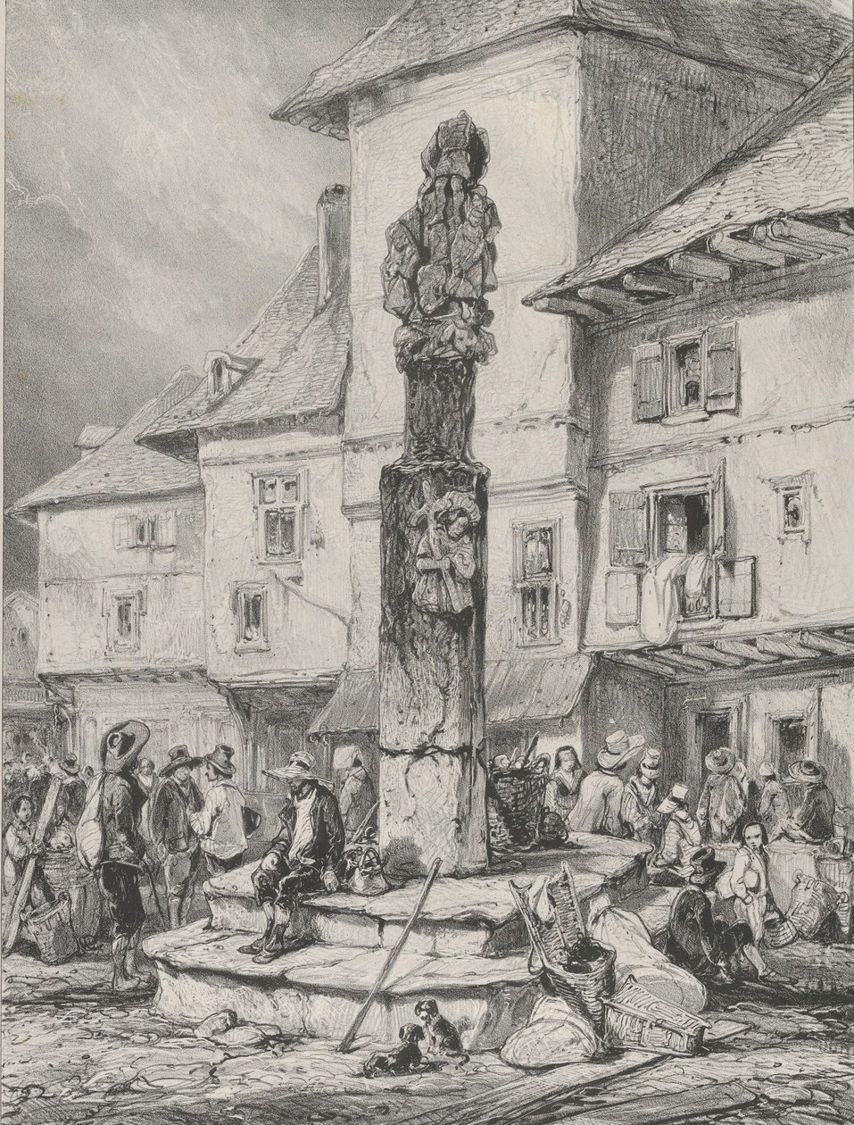 Croix de Chaudesaigues by Godefroy Engelmann