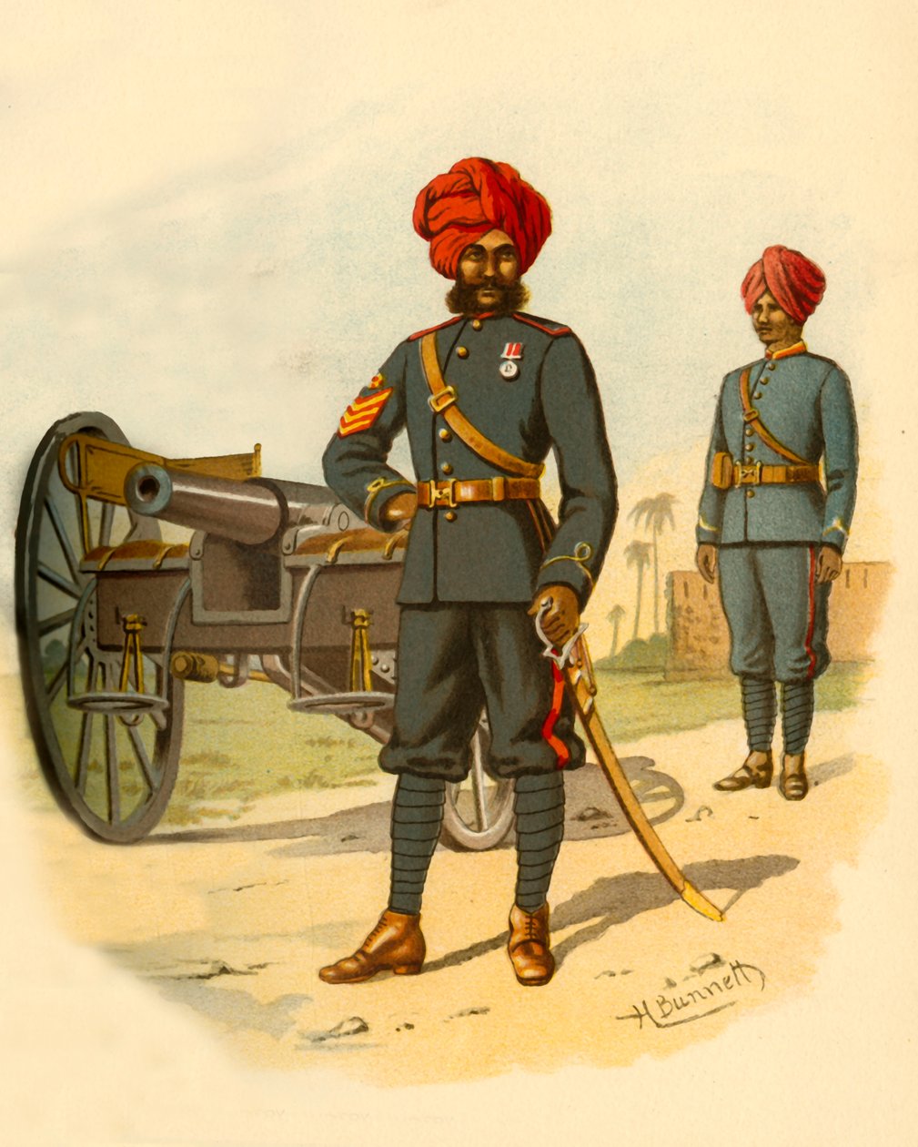 The Bombay Artillery by Godfrey Douglas Giles