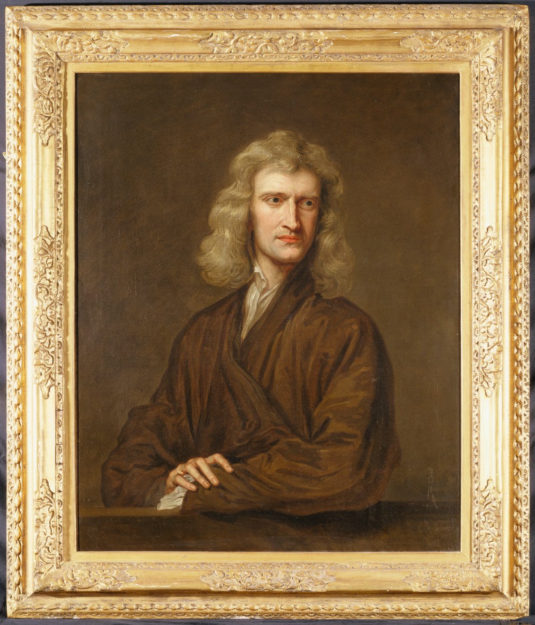 Portrait of Sir Isaac Newton by Godfrey Kneller