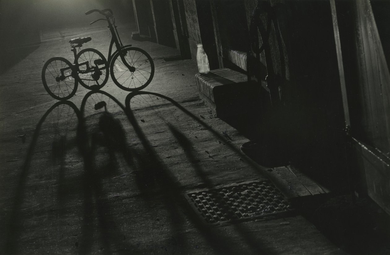 Silhouette of a Tricycle at Night by Godfrey Macdominic