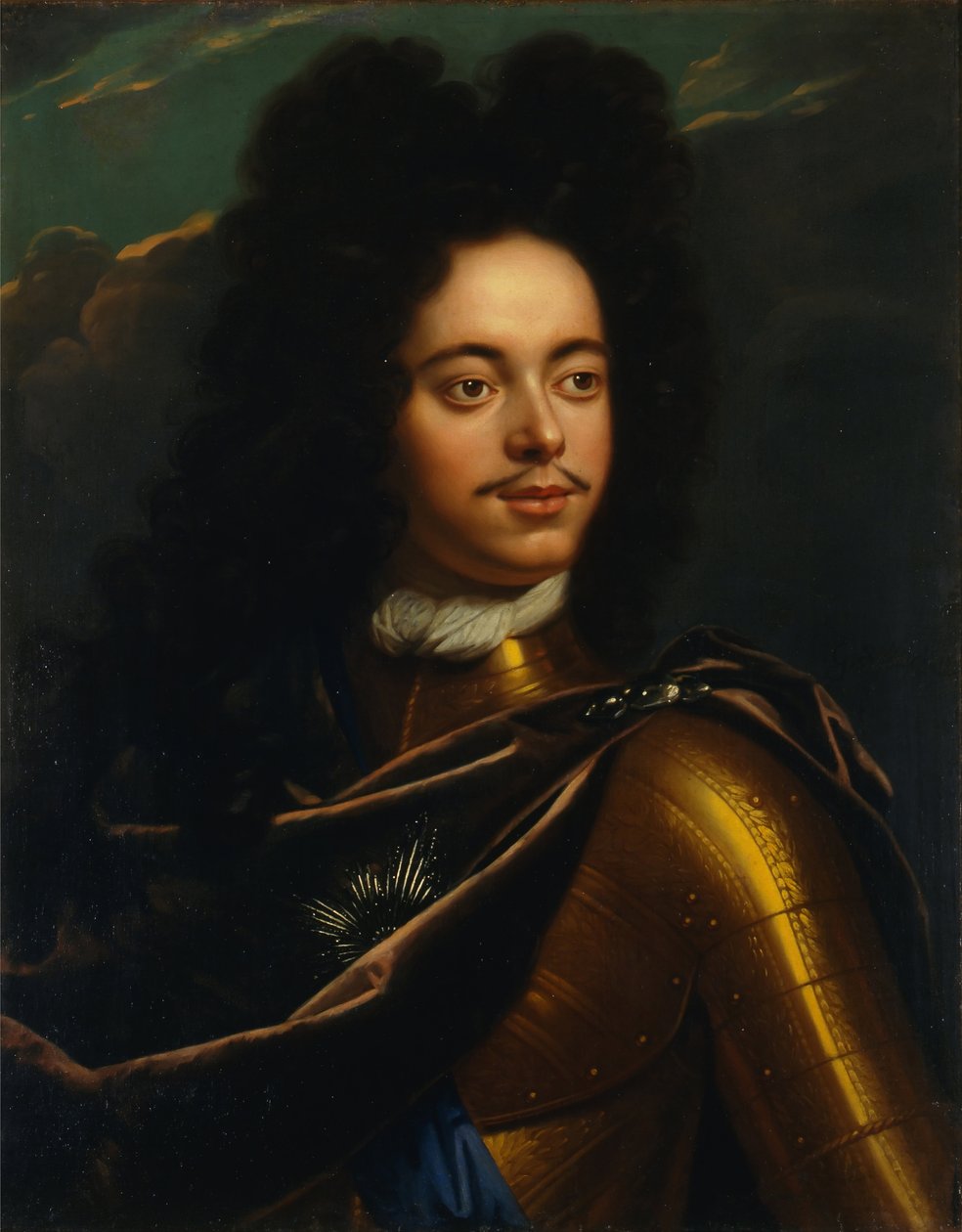 Portrait of Tsar Peter Alexeyevich by Godfried Schalcken