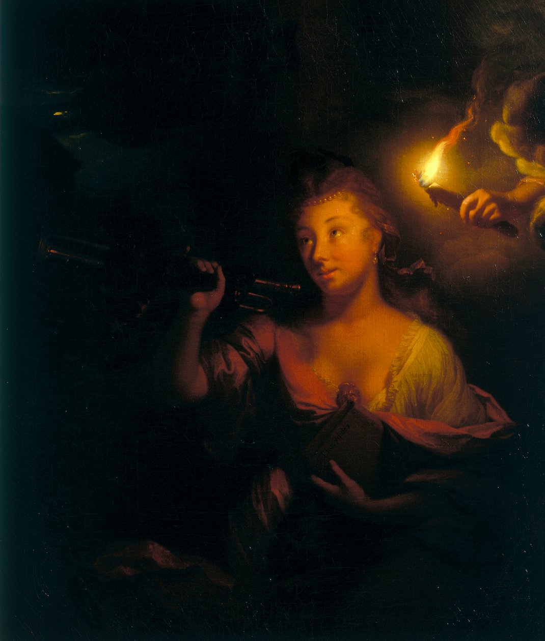 Fame by Godfried Schalcken