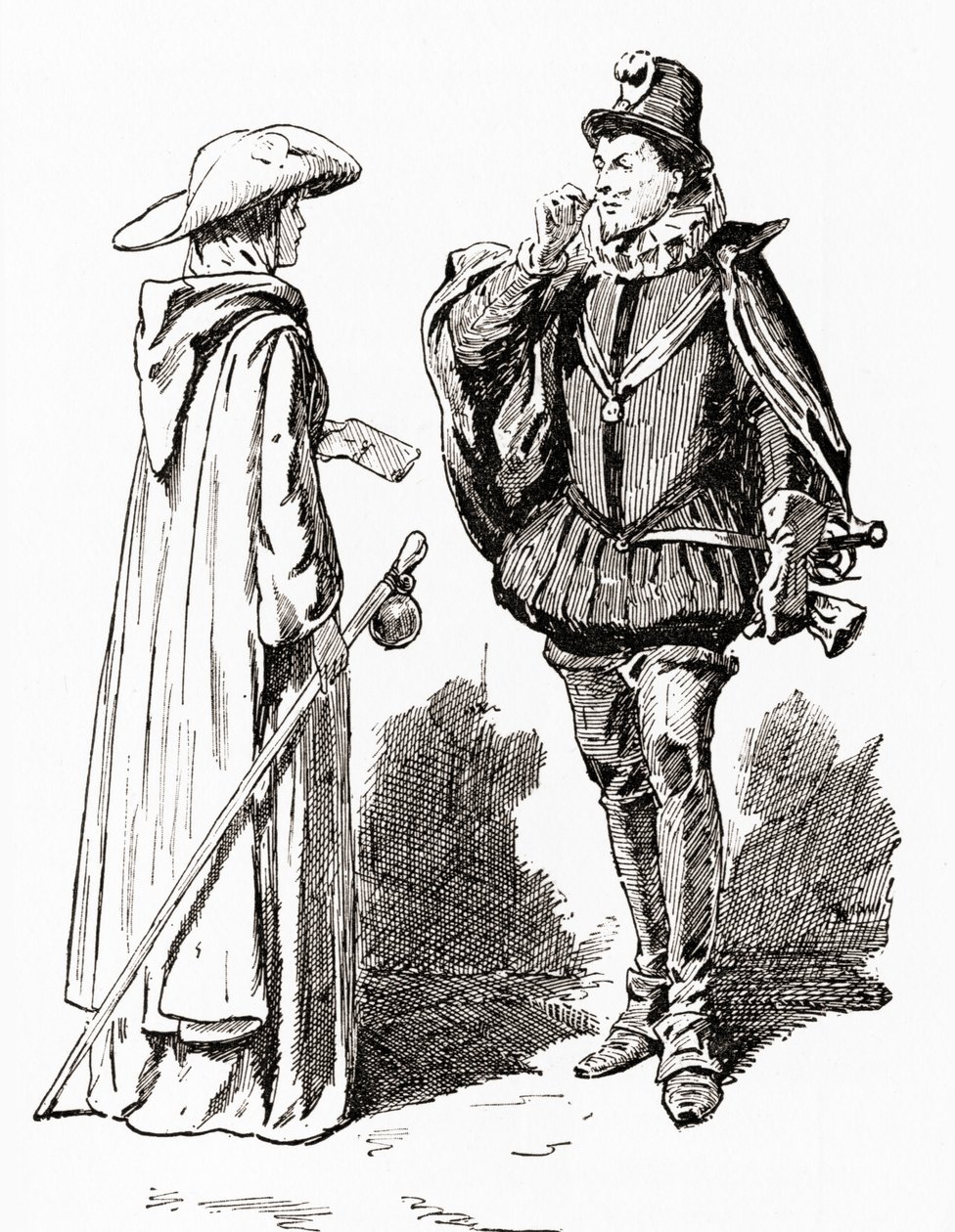 A scene from William Shakespeare