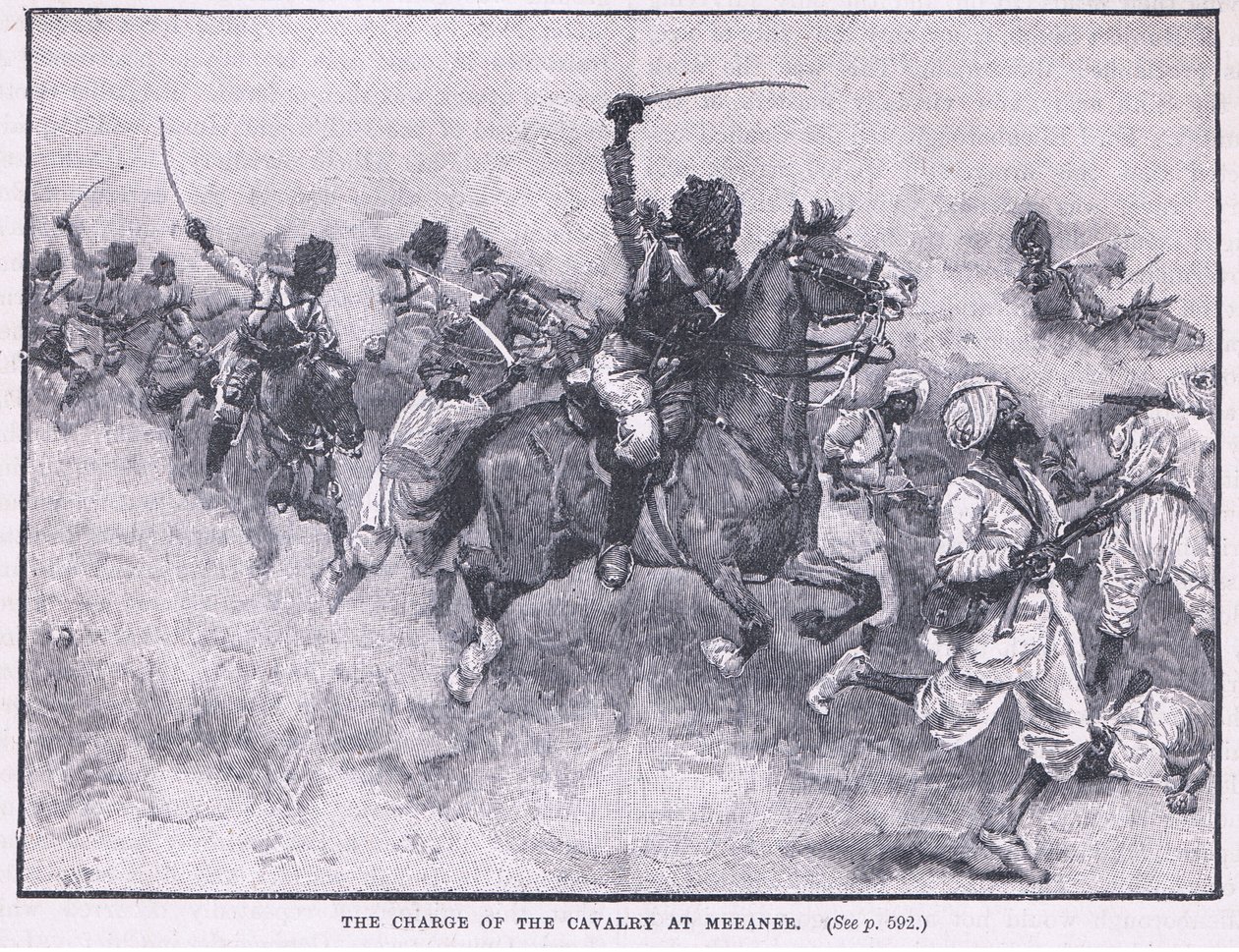 The Charge of the Cavalry Meeanee AD 1843 by Gordon Frederick Browne