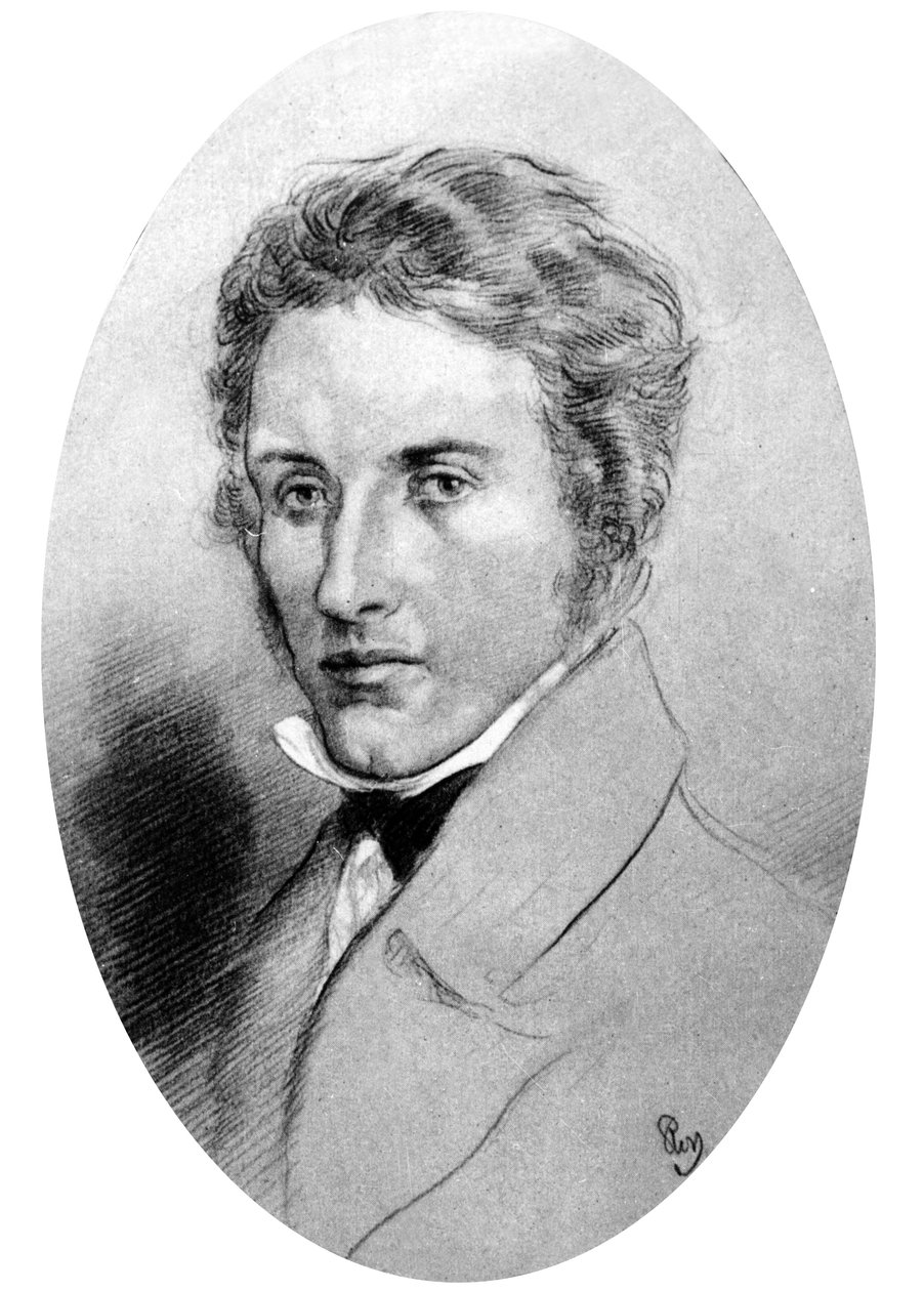 Percy Bysshe Shelley by Gordon (after) Ross