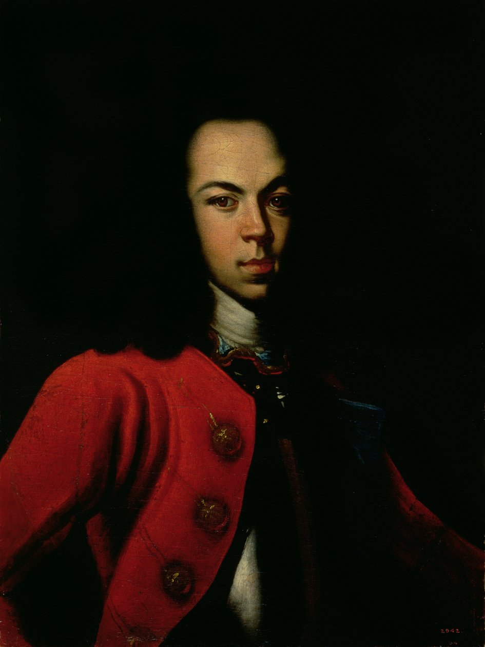 Portrait of the Tsarevich Alexei Petrovich by Gottfried Danhauer