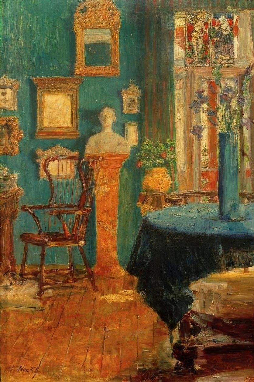 The Blue Room by Gotthardt Johann Kuehl