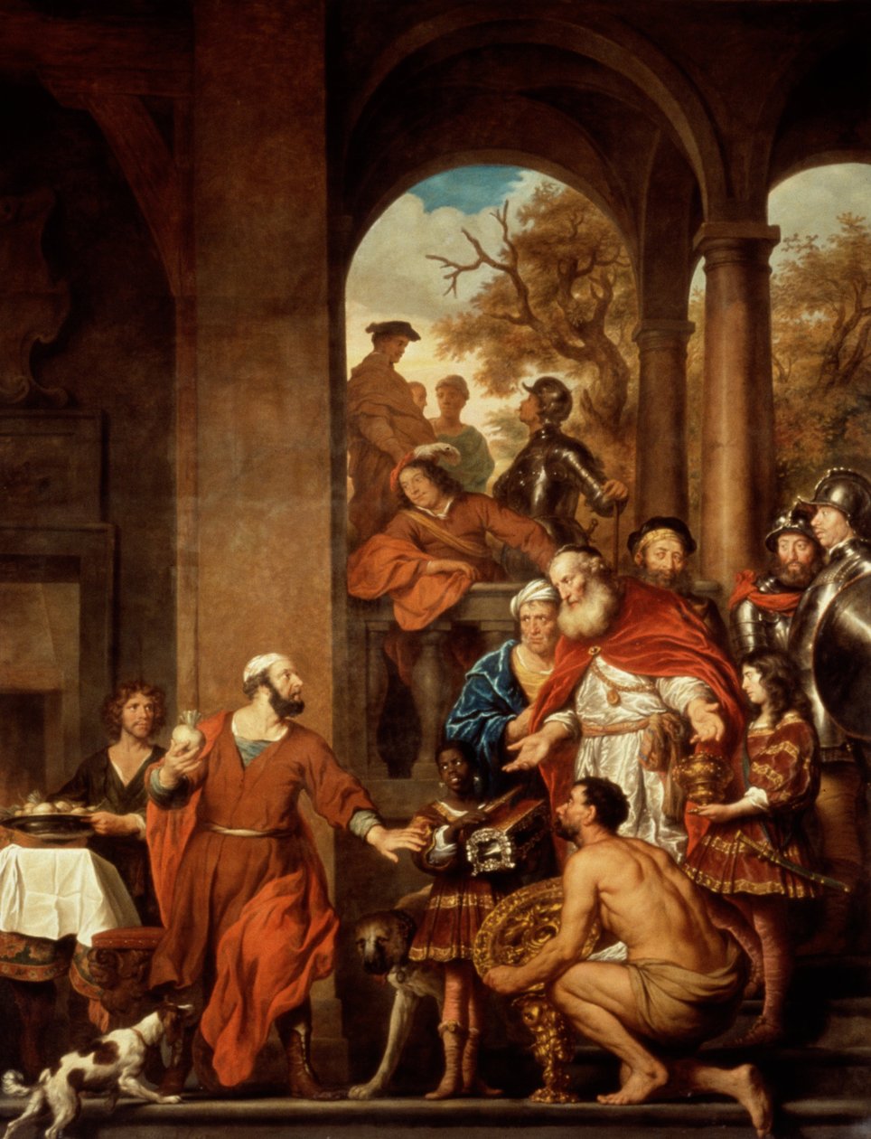 The Incorruptible Consul Marcus Curius Dentatus by Govaert Flinck
