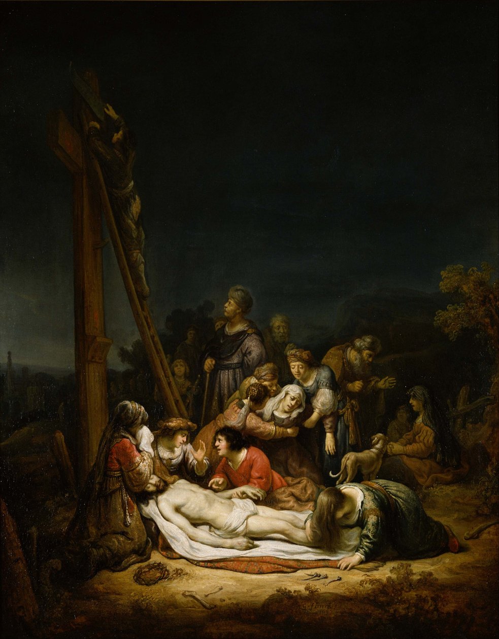 Christ in Sorrow by Govert Flinck