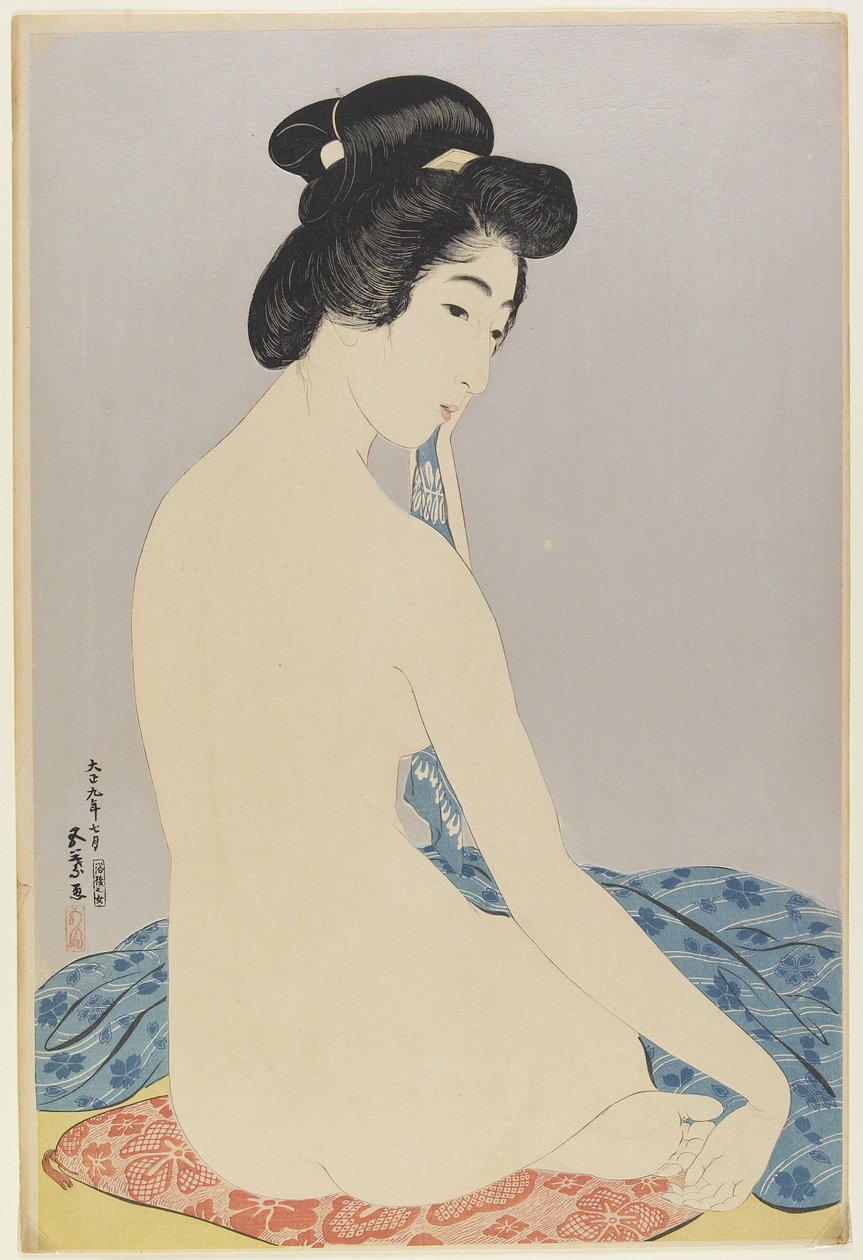 Woman after Bath by Goyo Hashiguchi