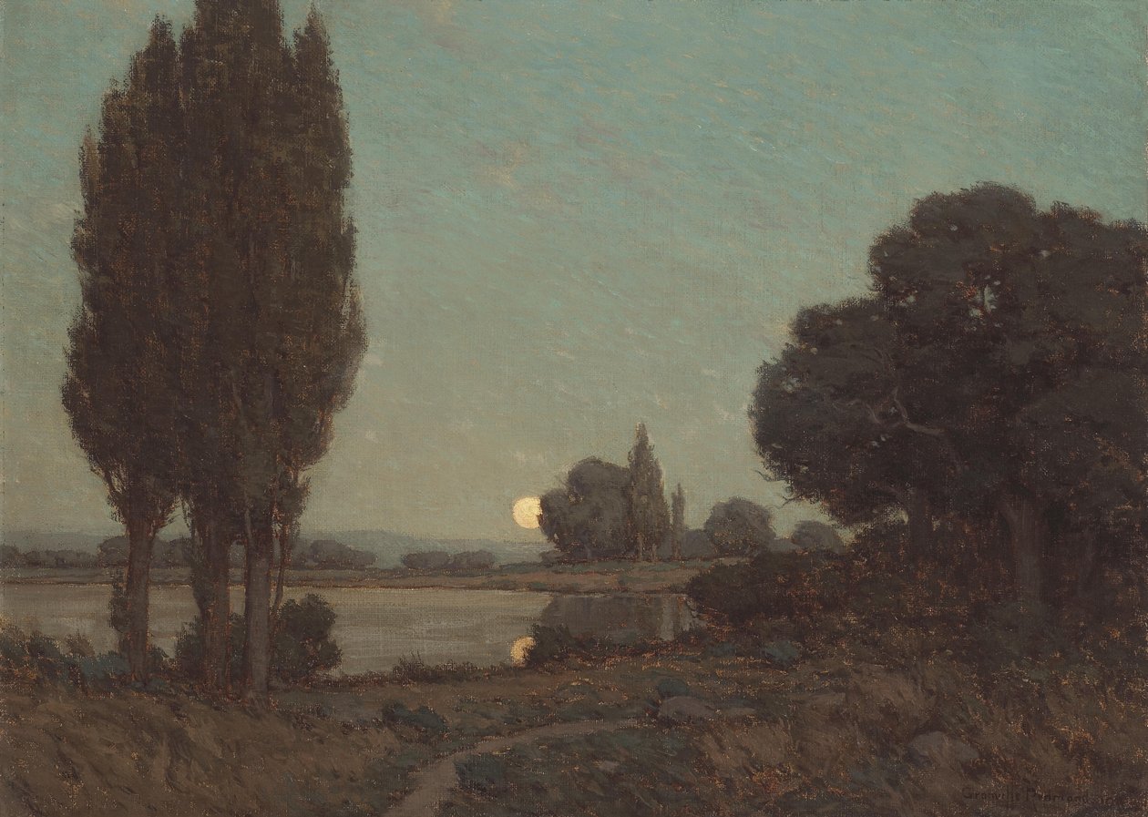 Moonlight Reflections by Granville Redmond