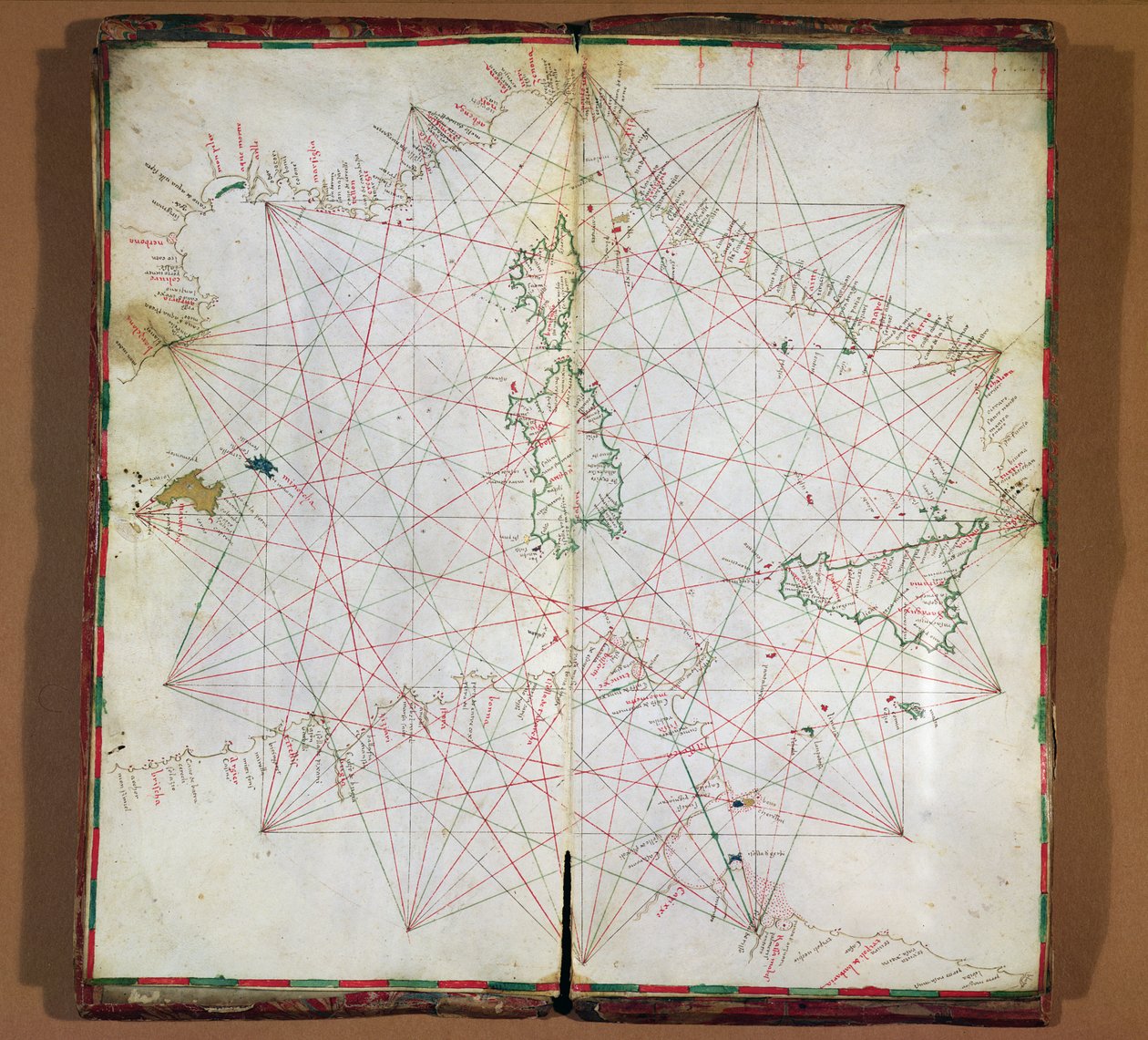 Map of the Central Mediterranean by Grazioso Benincasa