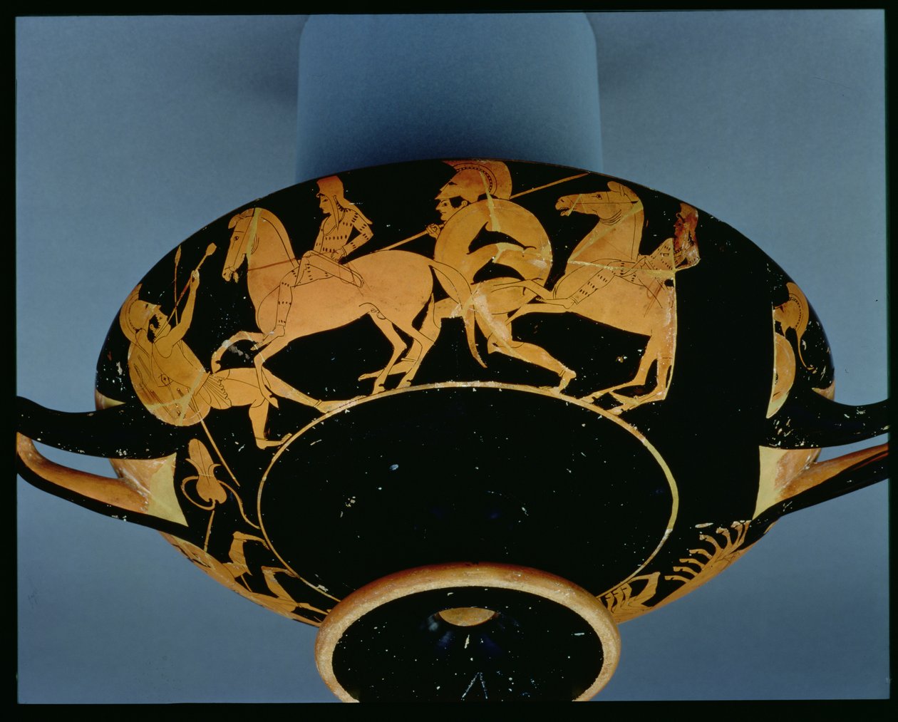 Attic Red-Figure Cup Decorated with the Rape of Antiope, by Oltos, c.510 BC by Greek