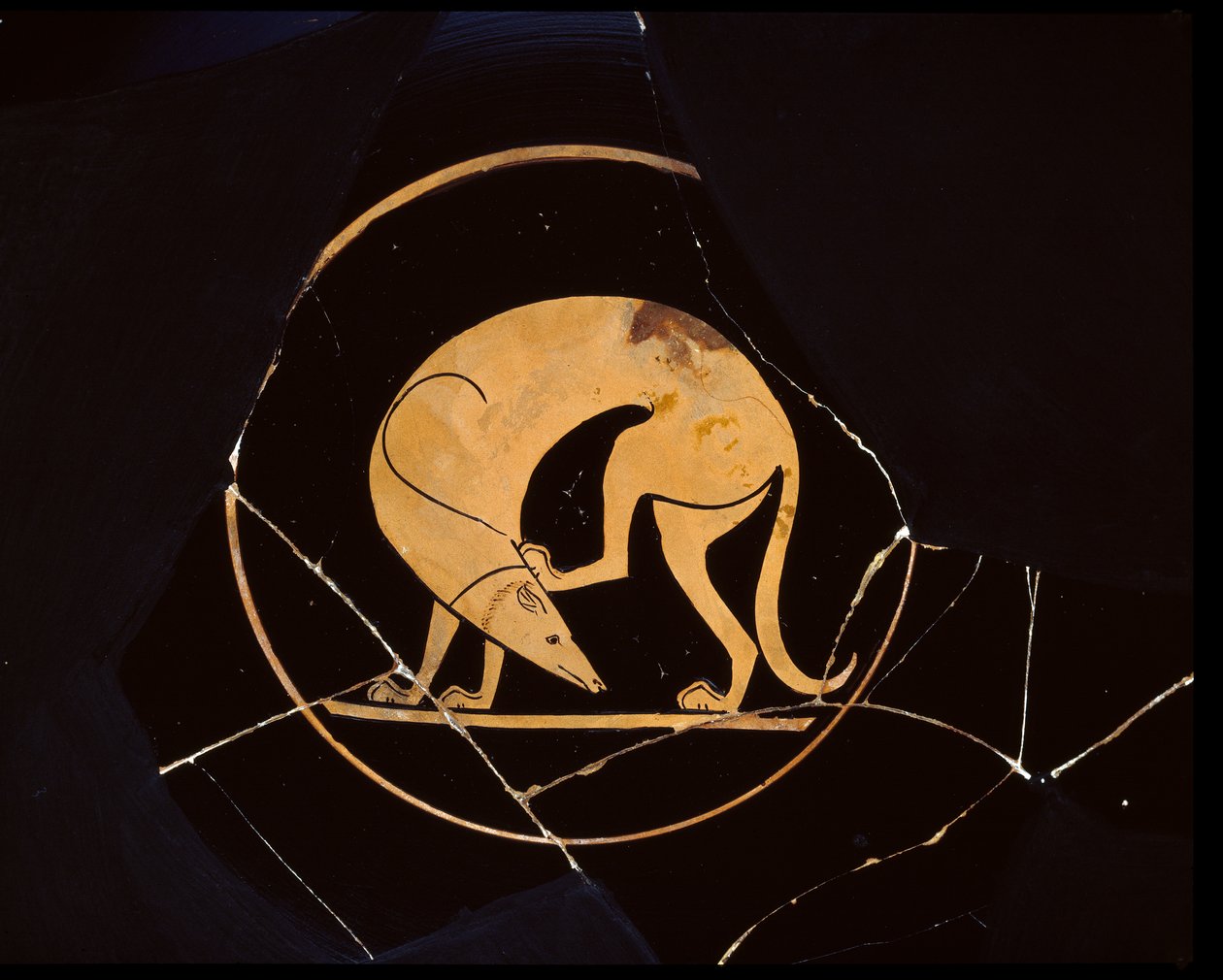 Attic Red-Figure Cup (detail) by Greek
