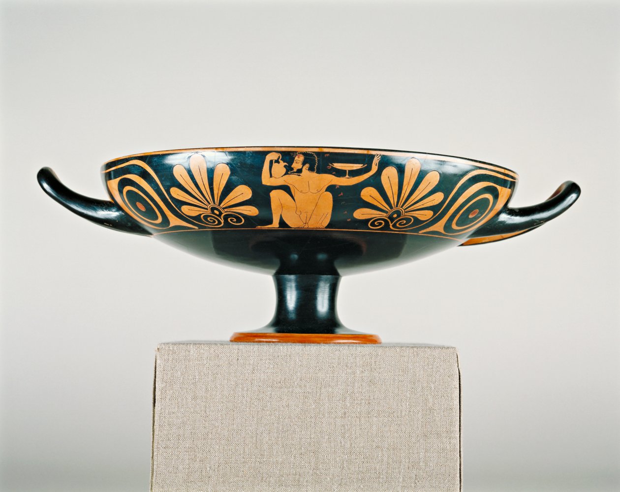 Attic red-figure kylix by Greek
