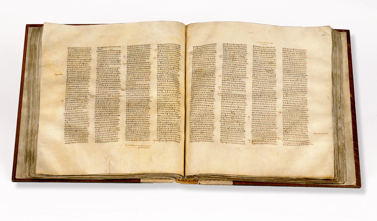 Page from the Codex Sinaiticus by Greek