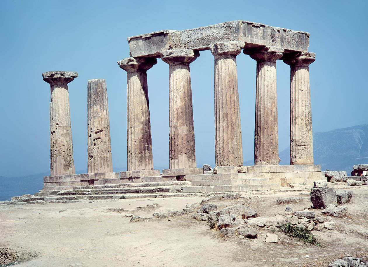 Ruins of the Temple of Apollo, c.550 BC by Greek