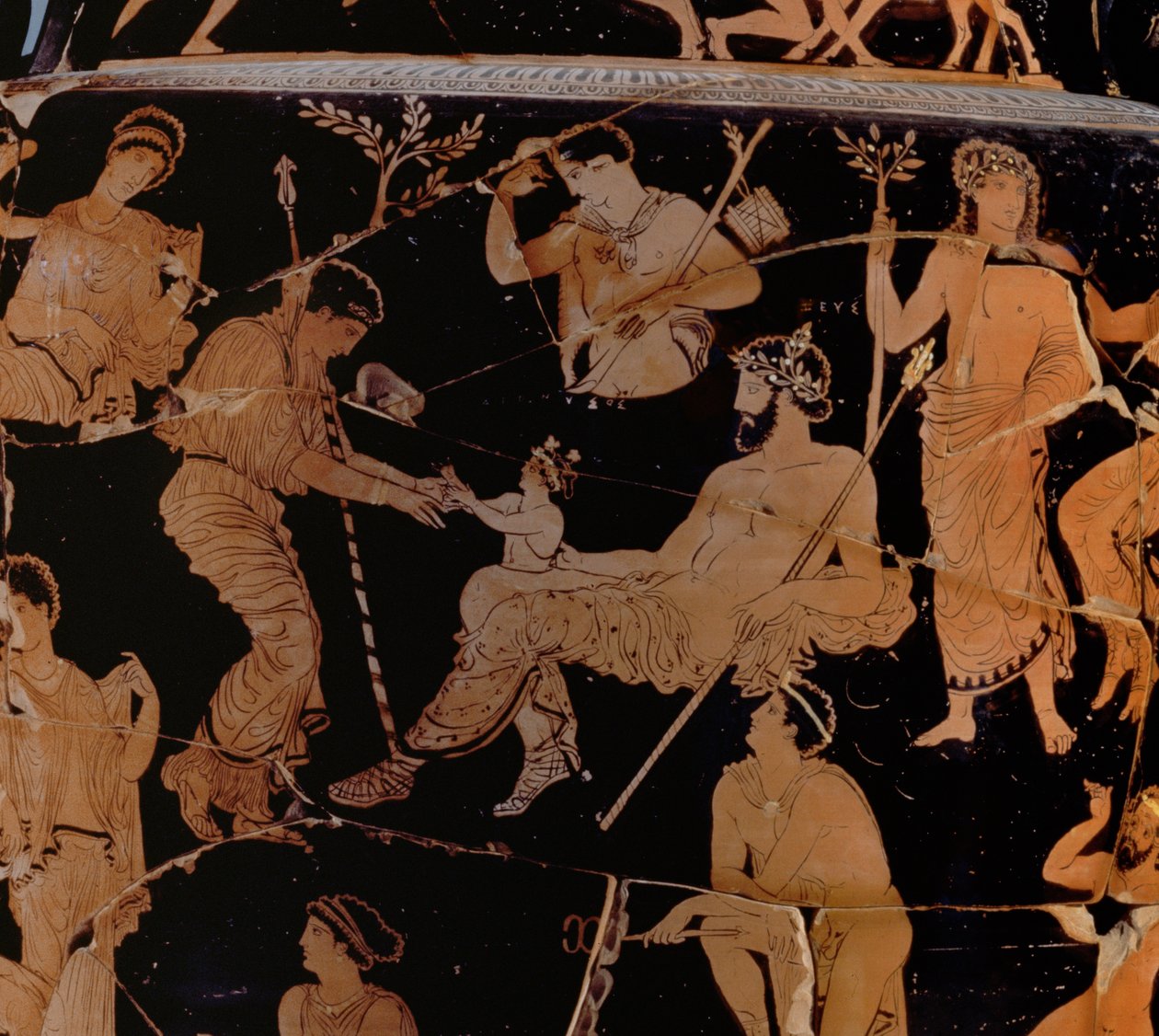 The Birth of Dionysus (detail) by Greek