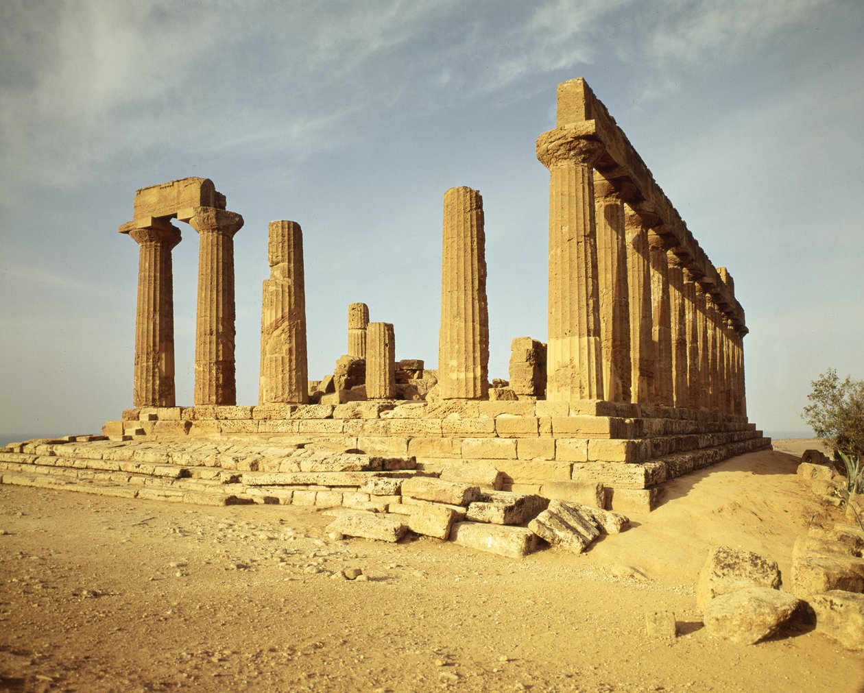 View of the Temple of Hera Lacinia by Greek
