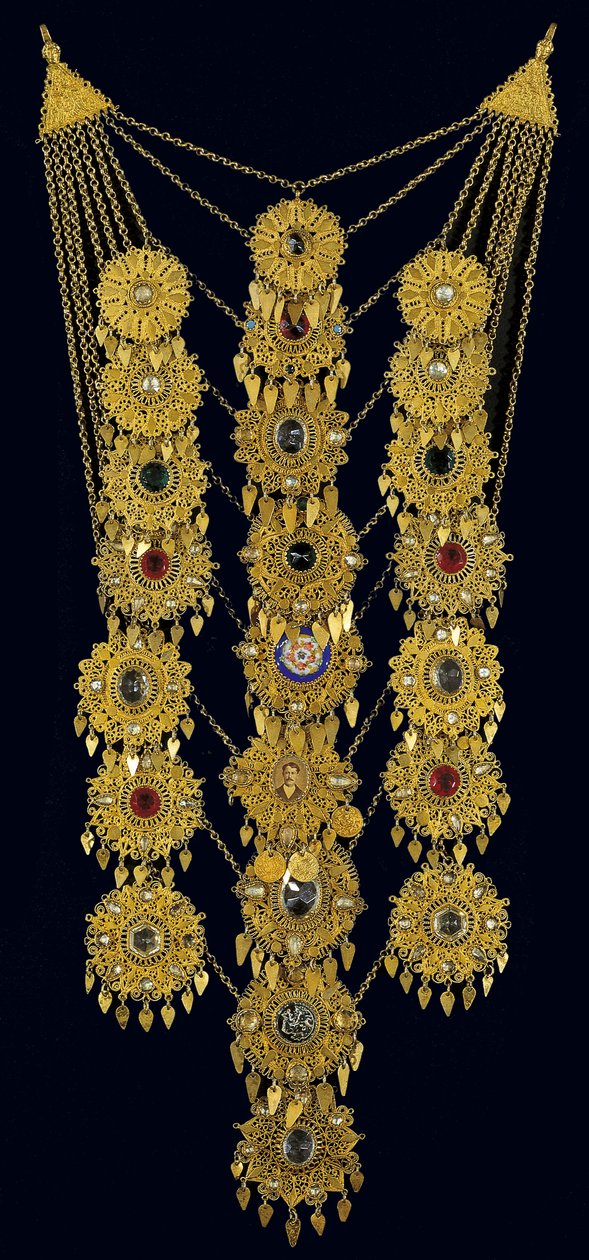 Chain Pectoral Ornament Worn by a Bride, from Attiki by Greek School