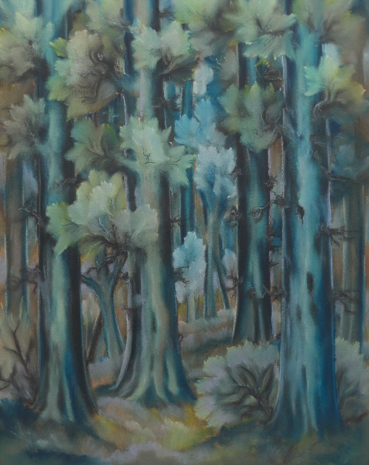 Trees in Greens and Blues by Gregor Perusek