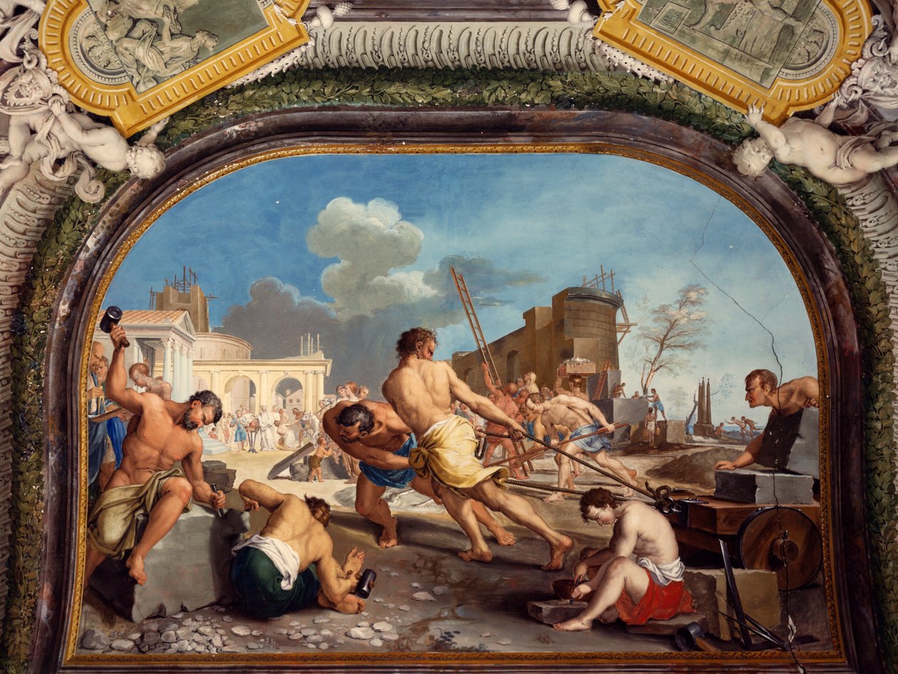 Foundation of Pesaro (detail) by Gregorio Lazzarini