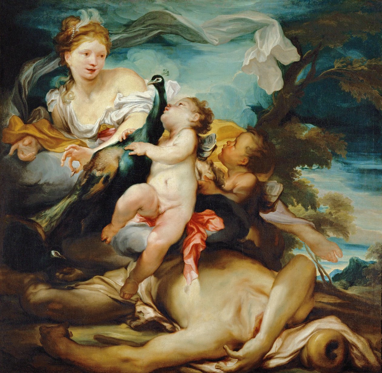 Juno and Argus by Gregorio De Ferrari