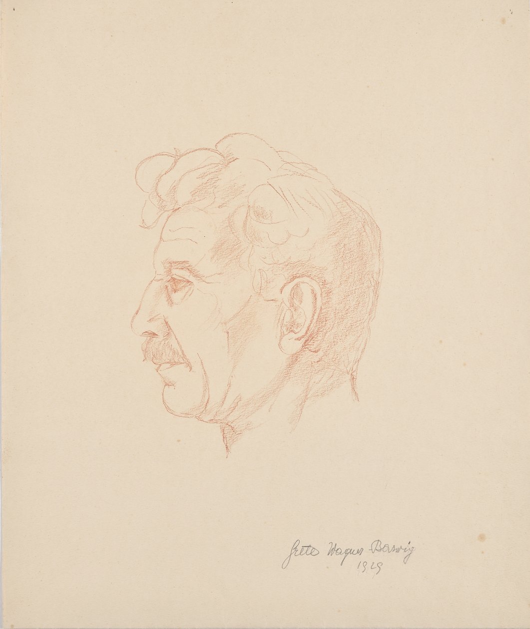 Portrait of Franz Barwig the Elder by Grete Wagner Barwig