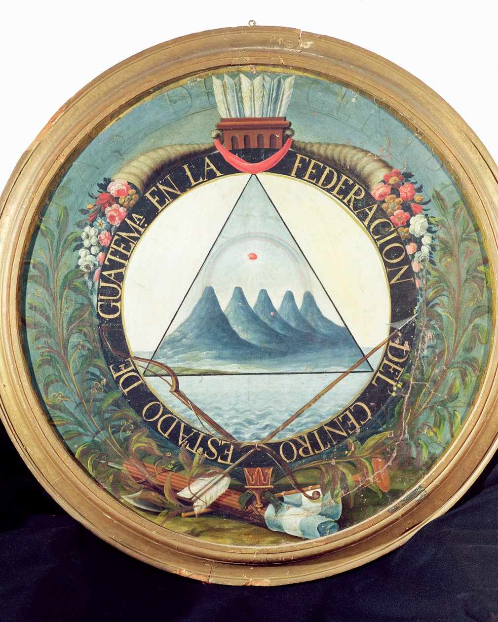Badge of the Federation of Guatemala, 15th September 1821 by Guatemalan School