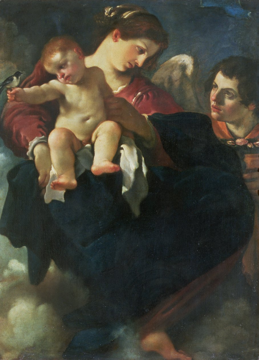 Madonna and Child with a Swallow (Madonna della Rondinella) by Giovanni Francesco Barbieri