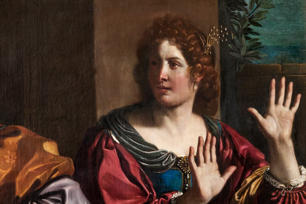 Amnon and Tamar (detail) by Guercino