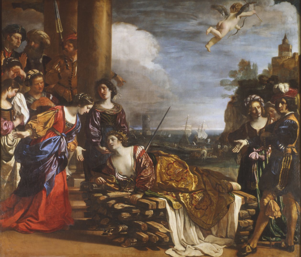 The Death of Dido by Guercino