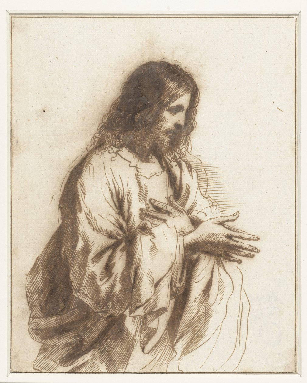 Christ by Guercino (attributed to)