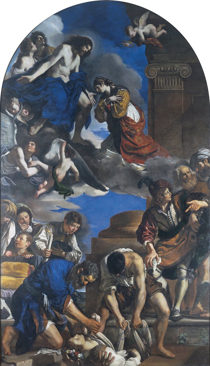 Burial of Saint Petronilla by Guercino