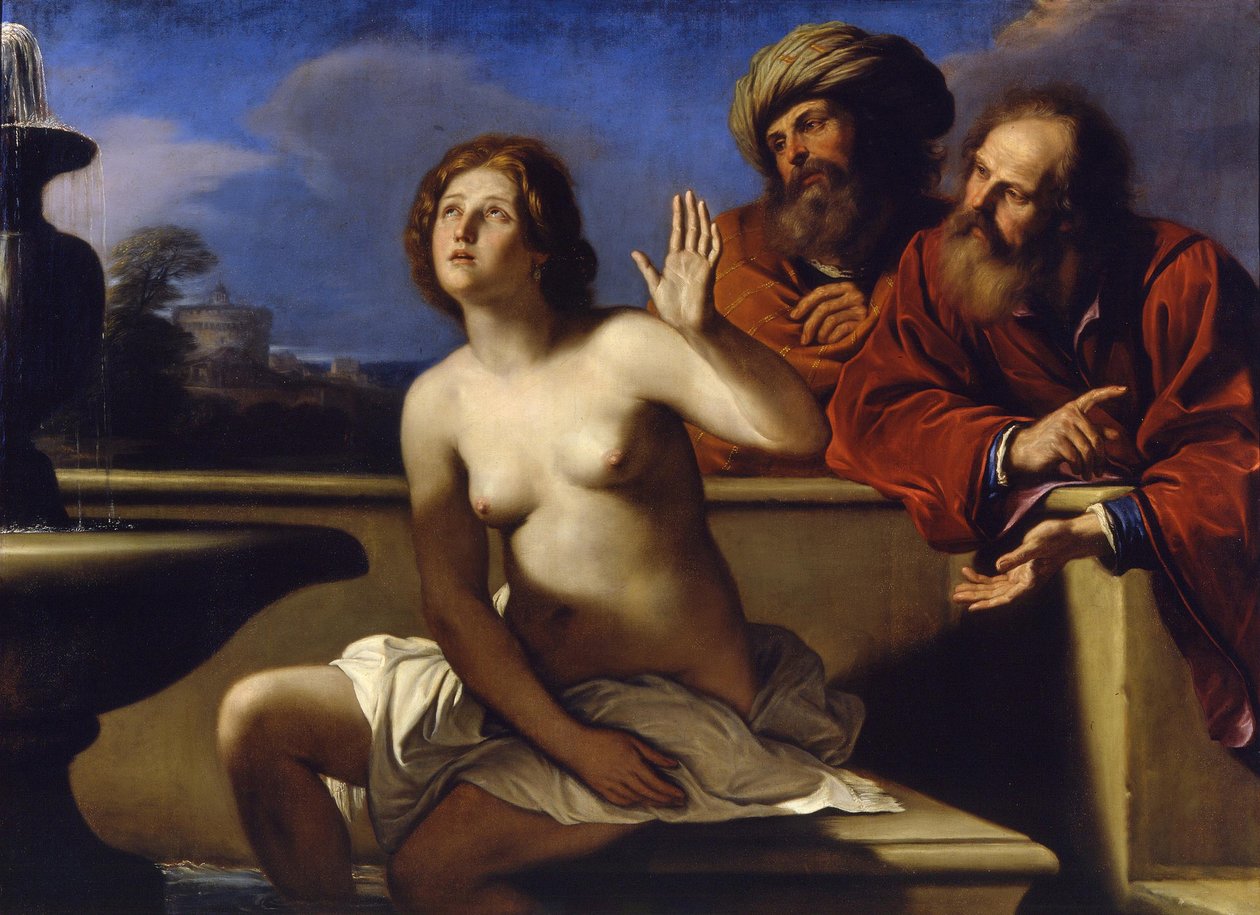 Susannah and the Elders, 1649-1650 by Guercino
