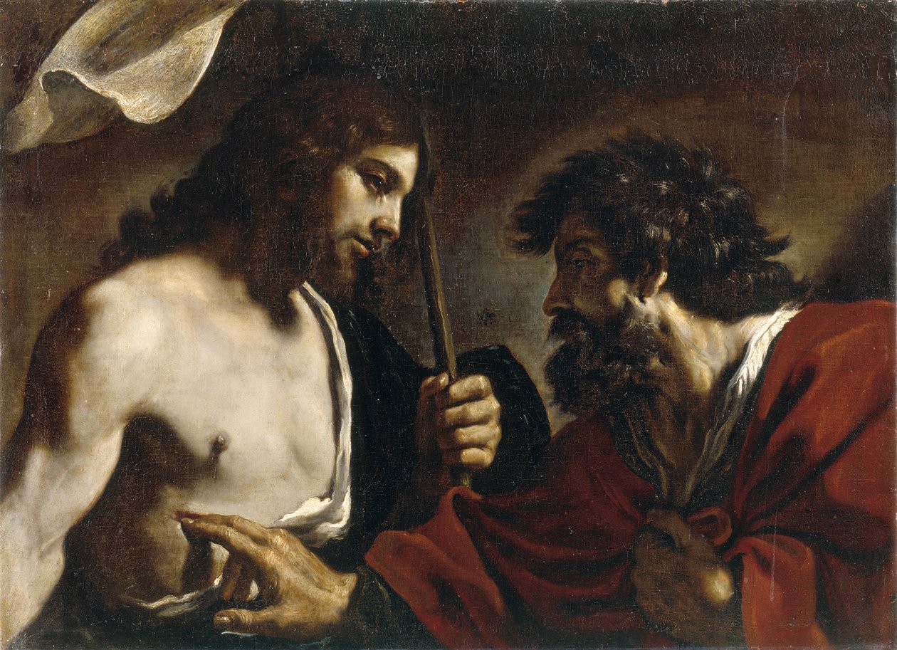 The Incredulity of Saint Thomas by Guercino