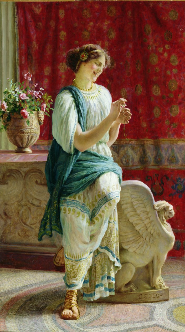 Roman Girl by Guglielmo Zocchi