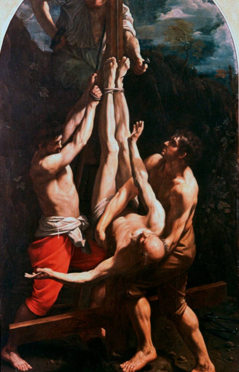 Crucifixion of St Peter by Guido Reni