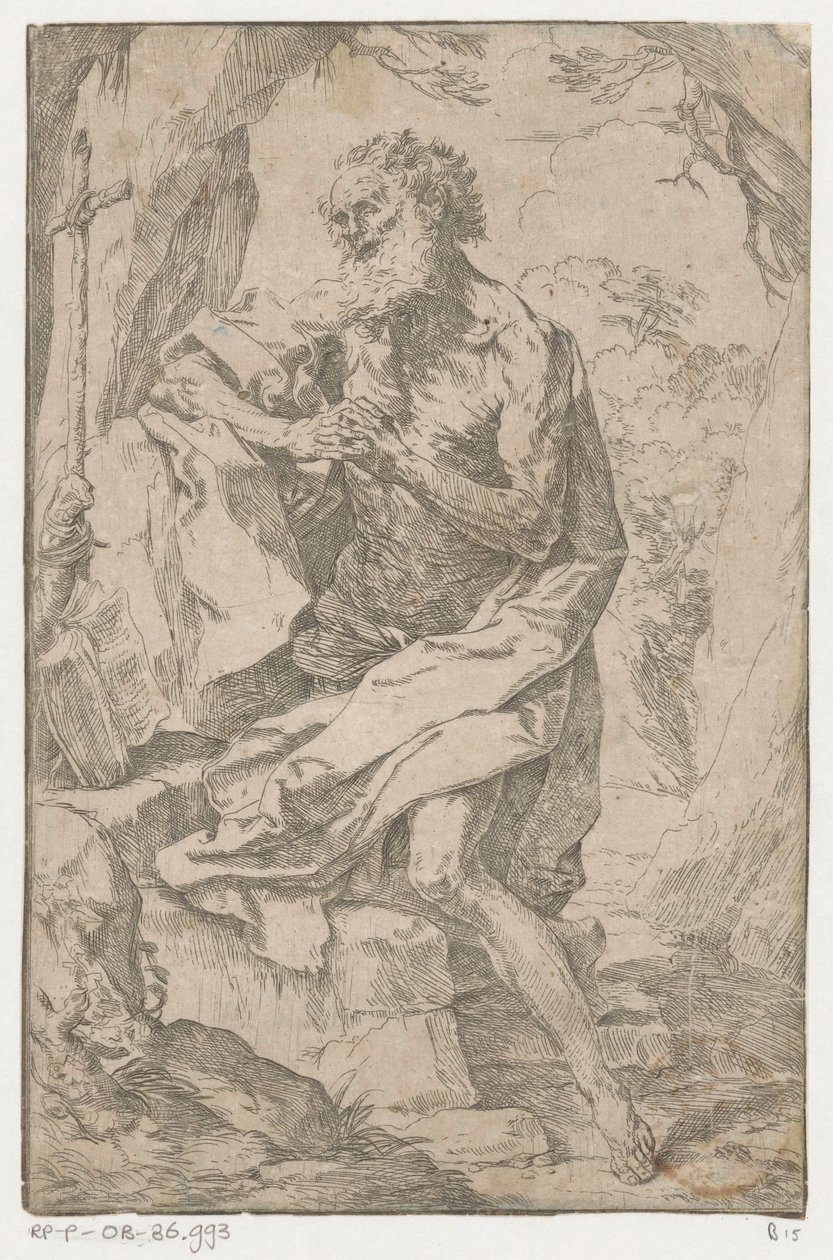 Saint Jerome in the Wilderness by Guido Reni