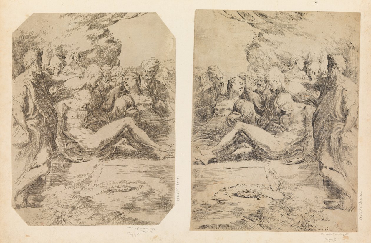 Entombment by Guido Reni