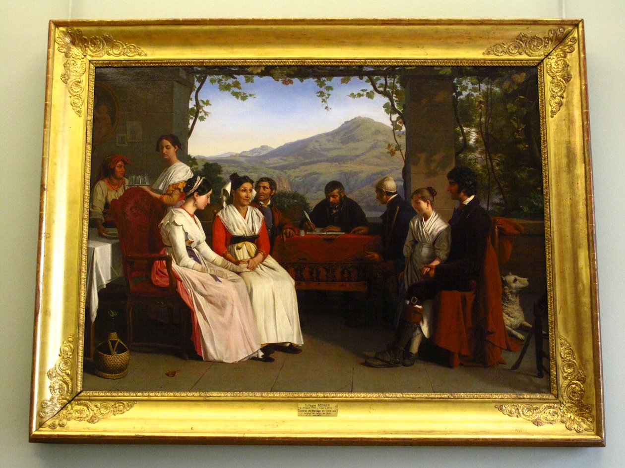 Marriage Contract in Italy by Guillaume Bodinier