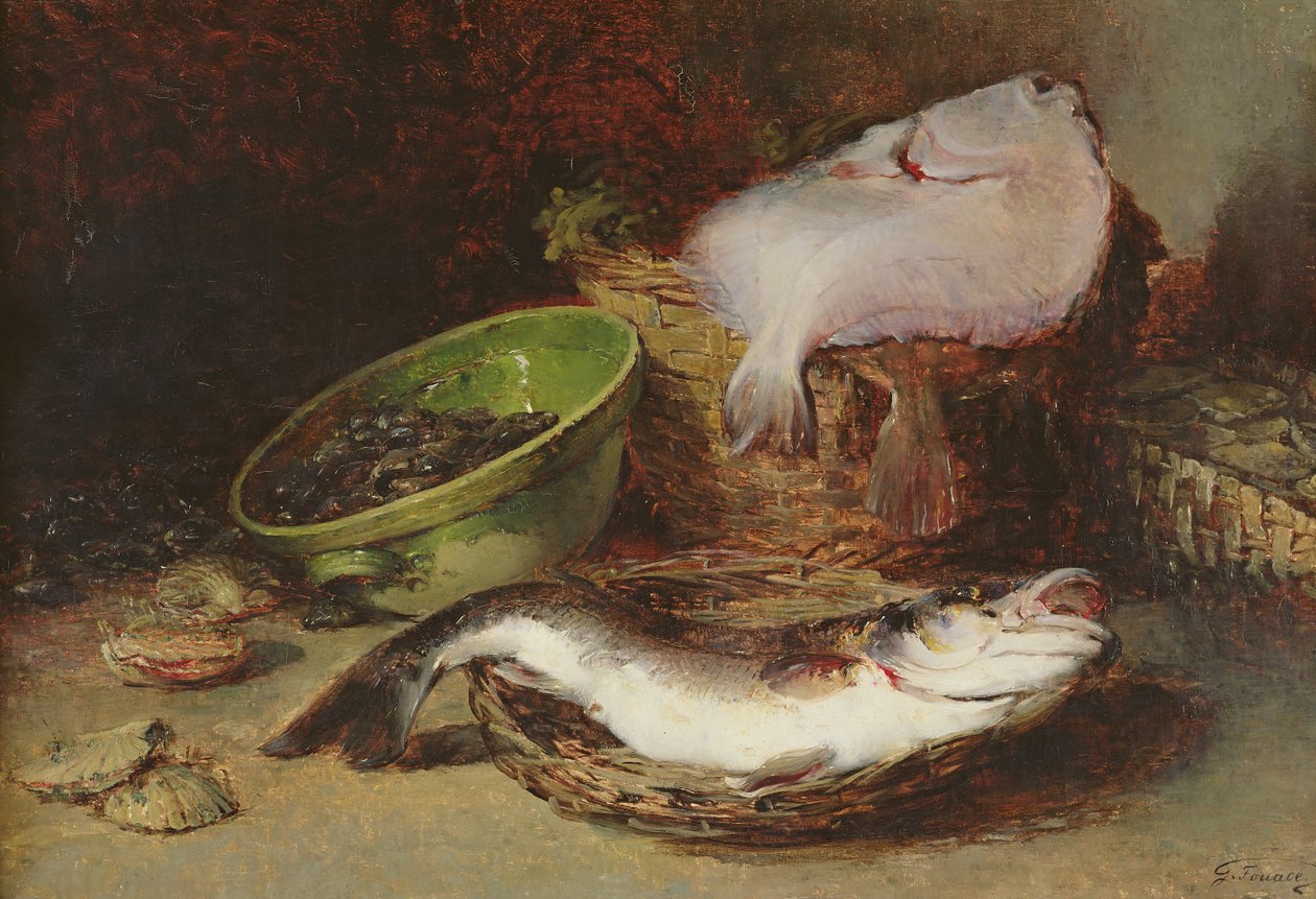 A Fine Fish by Guillaume Romain Fouace
