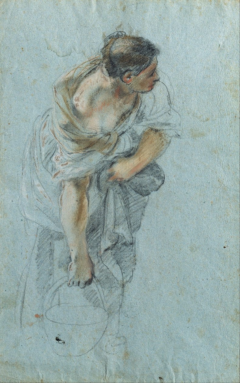 Study for a Female Figure by Guillaume Courtois